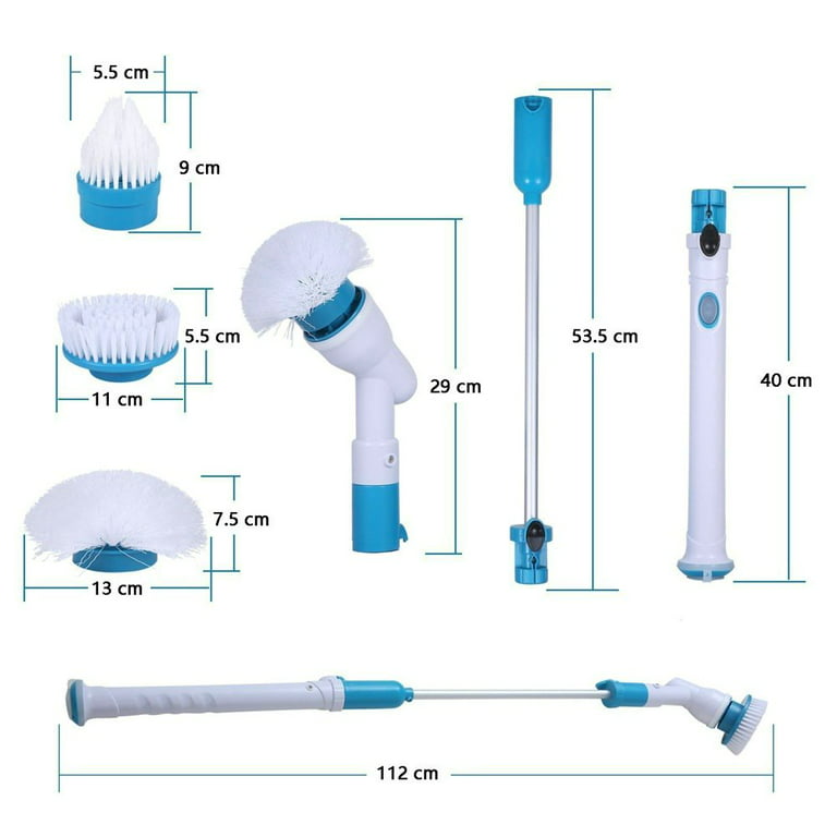 SEREE Electric Spin Scrubber Cordless Bathroom Cleaning Brush with