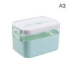 Double Layer Portable Storage Box First Aid Kit Plastic Drug Multi-Functional Medicine Cabinet Family Emergency Kit Box