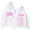 white, variant on Emilia Mernes Inspired Harajuku Aesthetic Unisex Fleece Pullover Hoodies Winter Warm Fashion Sweatshirts for Men Women