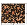 thumbnail image 5 of Pioneer Flower Floral Print Pattern Shower Curtain 84"x72" ,Bathroom Decorative Shower Curtains Set with 12 Hooks,Modern Waterproof Washable Shower Curtain, 5 of 6