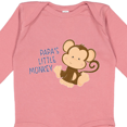 thumbnail image 4 of Inktastic papa's little monkey Boys or Girls Long Sleeve Baby Bodysuit, 4 of 5
