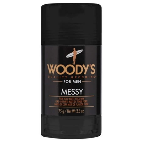 Woody's Quality Grooming for Men Messy 2.6oz Firm Hold Matte