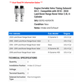 thumbnail image 2 of Engine Variable Valve Timing Solenoid Kit 2 - Compatible with 2018 - 2020 Land Rover Range Rover Velar 2.0L 4-Cylinder 2019, 2 of 2