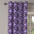 thumbnail image 2 of Ambesonne Purple Grommet Curtain, Celtic Knot Art, 50" x 72", Violet Lilac, 2 of 6