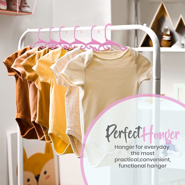 Baby Kids Hangers Plastic Bulk Baby Hangers for Closet Childrens