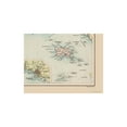 thumbnail image 2 of Historic Nautical Map - Isle of Man Channel Islands - Bartholomew 1892 - Vintage Wall Art, 2 of 4