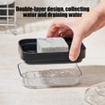 thumbnail image 2 of Lunxisen 1 Pcs Soap Box Student Dormitory Home Bathroom Sealed Cover Waterproof Dripping Soap Case For Travel, 2 of 7