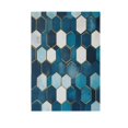 thumbnail image 6 of Yayeee Garden Flag 12"x18" Double Sided Outdoor Yard Lawn Holiday Decorations, Dark Blue Hexagon Patterns, 6 of 6