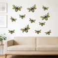 thumbnail image 6 of Todaioua 12 Pcs 3D Bee Decorations, Double Layer Glitter Honey Bee Stickers Wall Decor, Realistic Shining Big Bumble Bees Cutouts Decals for Home, Party, Classroom, Outdoor Themed Decor, 6 of 6