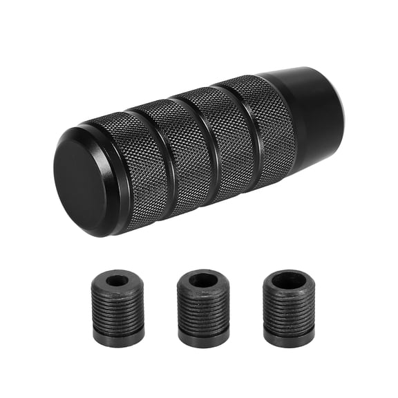 Metal Universal 9.5cm Shift Knob Gear Shift Manual Transmission Stick Shift Knob Set for Car Auto Black