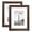 Brown, variant on hogarte 8x10 Wooden Picture Frames Set of 2, with 5x7 Mat, Brown