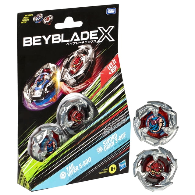 Set de blusa de combate BEYBLADE X Tail Viper 5-80O y Sword Dran 3-60F