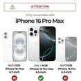 thumbnail image 2 of Pour iPhone 16 Pro Max Étui Magnétique avec Cache Coulissant pour Caméra & Support Réglable & Protecteur d'Écran Intégré, Étui Pare-Chocs Robustes - Noir Nuit, Rouge Vin, 2 of 5