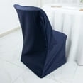 thumbnail image 3 of Efavormart Navy Blue Lifetime Polyester Reusable Folding Chair Cover, Durable Chair Cover, 3 of 5