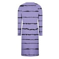 thumbnail image 6 of Jgppe Women's Long Sleeve Tunic Dress Casual Valentines Print Pullover Sleepshirts Sleepwear, 6 of 6