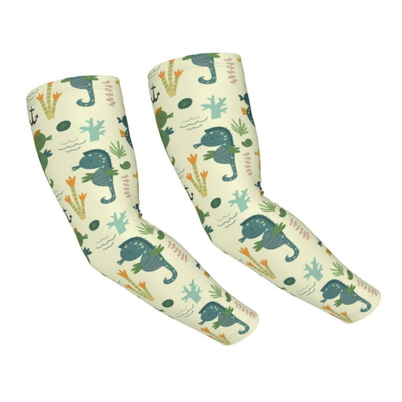 Balery Seahorse Cooling Arm Sleeves for Men & Women – Breathable, Moisture-Wicking Arm Sleeves for Women, Men & Kids