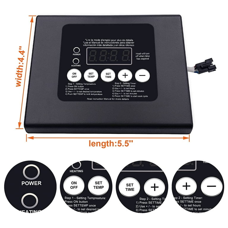 Masterbuilt smoker control panel deals