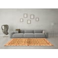 thumbnail image 3 of Ahgly Company Indoor Square Oriental Orange Traditional Area Rugs, 8' Square, 3 of 4