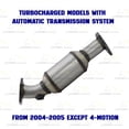 thumbnail image 4 of Northeastern Exhaust | EPA Approved Catalytic and Flex Pipe Kit for 1998–2005 VW Passat 1.8L | Direct-Fit Automotive Replacement Part | Includes Gasket and Clamp | Automatic Transmission, 4 of 10