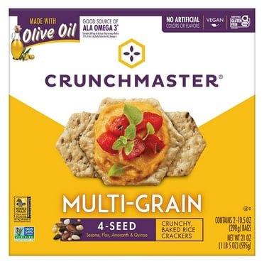 Crunchmaster Multi Grain Cracker YPF5 (Pack Of 1) 21 Ounce