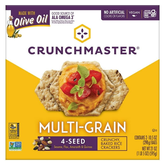 Crunchmaster Multi Grain Cracker YPF5 (Pack Of 1) 21 Ounce