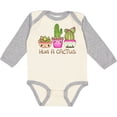 thumbnail image 3 of Inktastic Hug a Cactus- cute Boys or Girls Long Sleeve Baby Bodysuit, 3 of 5