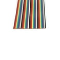 thumbnail image 2 of 1m 3.3ft 40 Way Rainbow Color Flat Ribbon Cable IDC Wire 1.27mm for  DIY, 2 of 2