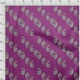 thumbnail image 4 of oneOone Cotton Poplin Purple Fabric Block Quilting Supplies Print Sewing Fabric By The Yard 42 Inch Wide-O2, 4 of 5