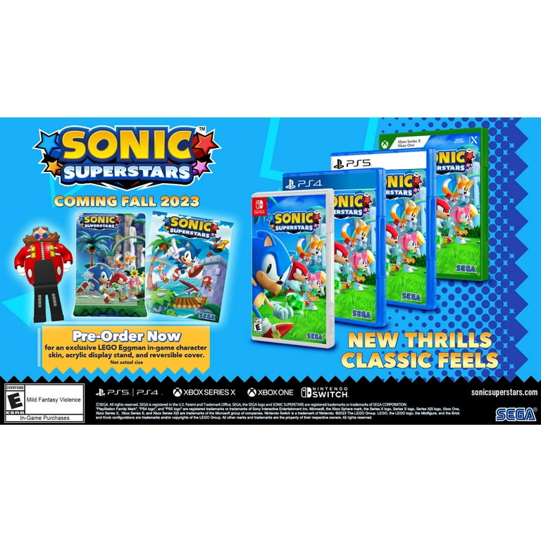 SEGA, Sonic Superstars, Nintendo Switch game, 2023-10-17 - Walmart.com