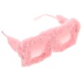 thumbnail image 5 of Viveous Large Plush Sunglasses For Women With Square Frames Fluffy Novelty Sunglasses For Fashion Party Accessories And Unique Sunglasses, 5 of 10