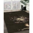 thumbnail image 3 of Ahgly Company Machine Washable Indoor Rectangle Transitional Night Black Area Rugs, 2' x 4', 3 of 7