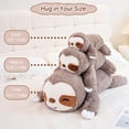 thumbnail image 3 of Peluche Perezoso Ponderado SQEQE Almohada Suave de 25 cm y 0.4 kg, 3 of 9