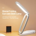 thumbnail image 2 of Retráctil LED lámpara de escritorio sensor de toque escritorio oficina hogar luz de lectura recargable, 2 of 11