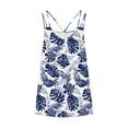 thumbnail image 6 of Taqqpue Women's Plus Size Tank Tops Sleeveless Cotton Flowy Floral Print V Neck Blouses Shirts Spaghetti Strap Summer Tops Casual Loose Fit Beach Vacation Tunic T Shirt for Women S-XXL, 6 of 6