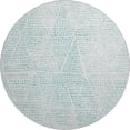 thumbnail image 2 of Addison Rugs Mayfield Washable Transitional Diamond Aqua Round Rug, 8' x 8', 2 of 5