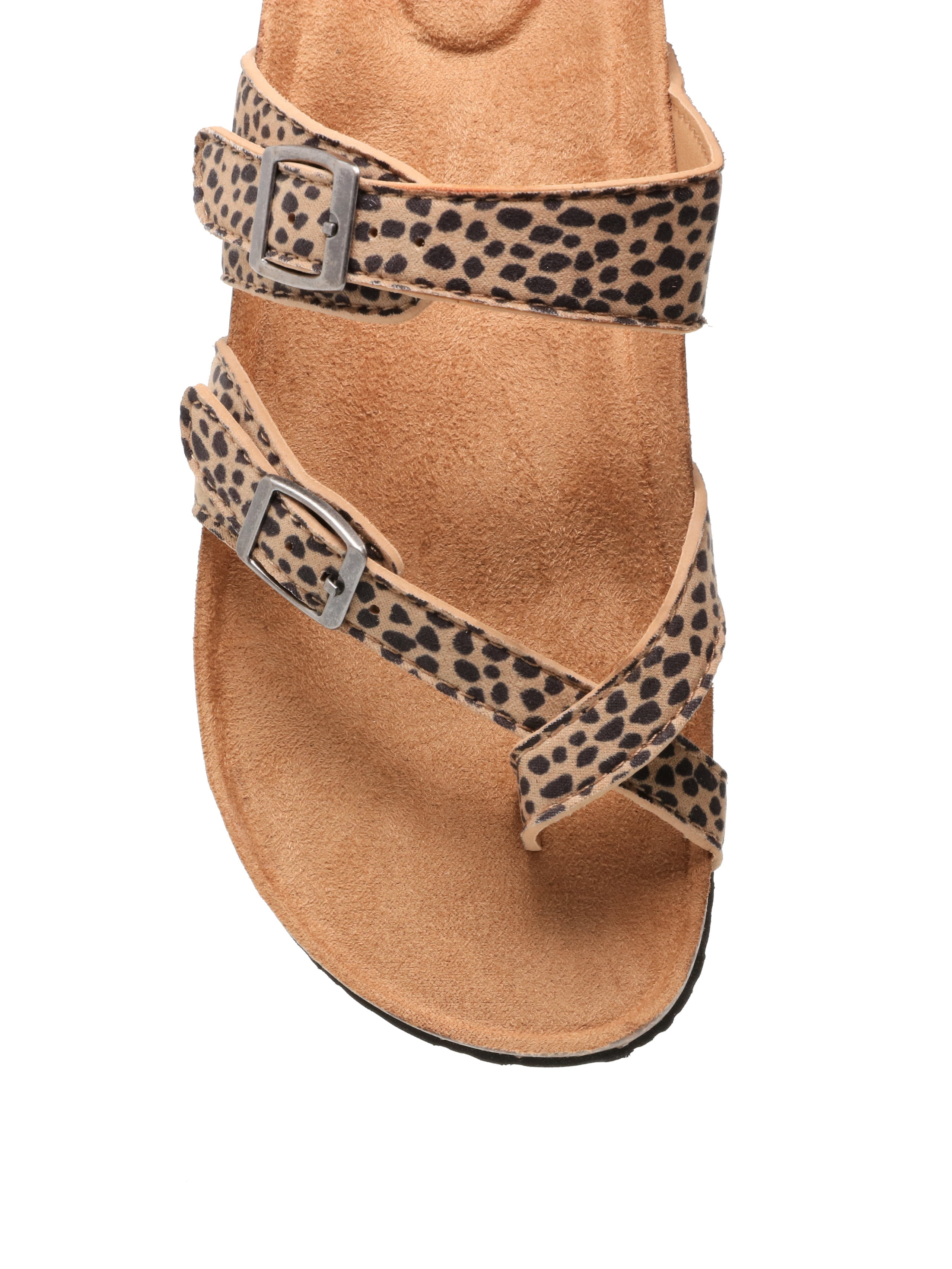 Time and tru leopard sandals Clearance