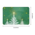 thumbnail image 3 of Fotbe Extra Durable Door Mat - Dirt Trapping Outdoor Welcome Mats - Non-Slip Outdoor Door Mats - Low Profile Front Door Mat - Indoor (16" x 24", Christmas Green ), 3 of 9