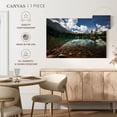thumbnail image 5 of Elephant Stock Tranquil Lake Landscape Wall Art - Horizontal Canvas Wall Art - Living Room Wall Decor - Nature Canvas - Brown And Blue Decor - 12" x 8", 5 of 8