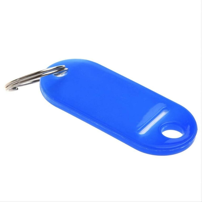 30 X Coloured Plastic Key Fobs Luggage ID Tags Labels Key Rings with Name Cards for Many Uses Bunches of Keys Luggag A Multi Walmart