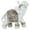 Gold Flower Porcelain, variant on BOKYAN Elephant Resin Figurine Simulation Cute Animal Statue Home Decoration Ornament, Blue and White Porcelain M, 4.3 inches / 11 cm