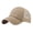 Khaki, variant on Adjustable Solid Color Trucker Baseball Cap, Lightweight Breathable Visor Hat, Comfortable Headwear for Summer Workout Running Beach Vacation & Daily Outdoor Wear, Black