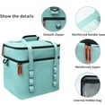 thumbnail image 3 of Lisa Lunch Soft Cooler 20/36 Can, Insulated Bag Portable Ice Chest Box for Lunch, Beach, Drink, Beverage, Travel, Camping, Picnic, , Trips, Cooler Leak-Proof, 3 of 6