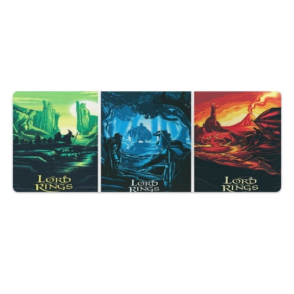 The Lord of the Rings Spreading War Mouse Pad Mat The Hobbit,Child Mouse Pad vs Desk Mat 11.8”x31.4” Rubber,Each,Besetuui