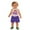 B-Purple, variant on KKBOTIVE Summer Toddler Girls Sleeveless Vest T Shirt Tops with Floral Pant 2 Piece Outfit Sets for Everyday Wear, Pink Size: 18-24 Months