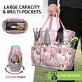 thumbnail image 2 of Garden Tool Bag,Shih Tzu Dogs and Pioneer Flower Garden Tool Organizer,Garden Gifts,Waterproof Multi-Pocket Garden Tool Storage 11.8x5.5x11.4 Inch(Tools NOT Included), 2 of 6