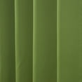 thumbnail image 3 of Quality Home Basic Thermal Blackout Curtains - Stainless Steel Nickel Grommet Top - Green (Set of 2 Panels), 3 of 3