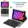 thumbnail image 6 of ProCase Keyboard Case for iPad Mini 6 2021, Detachable Wireless Keyboard Protective Cover Cases for 8.3 Inch iPad Mini 6th Generation Gen Keyboard Case, 6 of 6