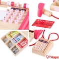 thumbnail image 2 of Set de juegos de simulación Checkout Register Hape Checkout de madera, 2 of 7