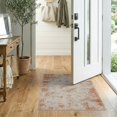 thumbnail image 2 of ODIKA 2'x3' Washable Accent Rug Traditional Vintage Distressed Over Boho Scroll Border Inspired for Bedroom, Nursery, RV, Pet Friendly, Bedside Mat, 2 of 7