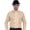 Brown, variant on ThePirateDressing Steampunk Victorian Costume Ulysses Side-Button Linen Shirt [Almond] (Large)
